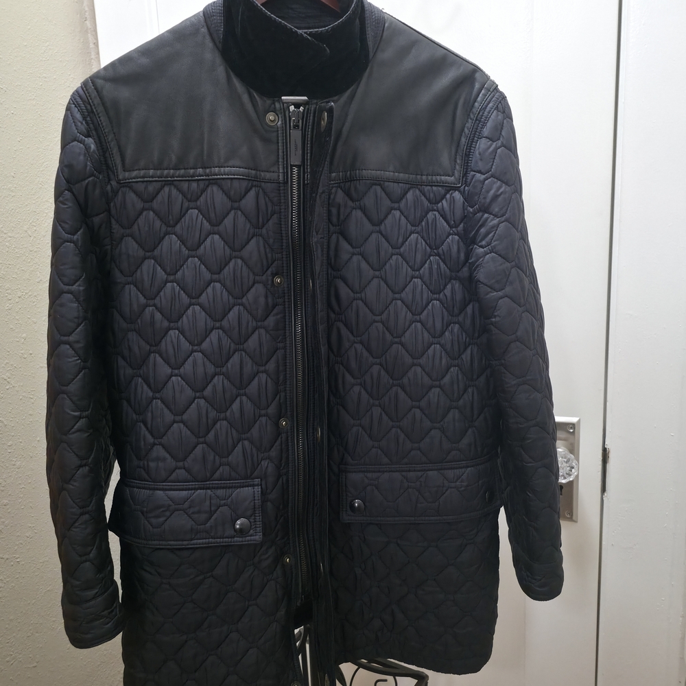 Burberry Black Diamond Quilted Field Jacket